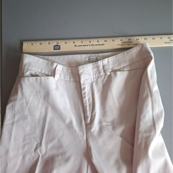 Dockers Ideal Fit Chino Khaki Pants Womens Size 10 Short - Picture 6 of 9